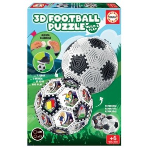 3D Football Puzzle Build & Play