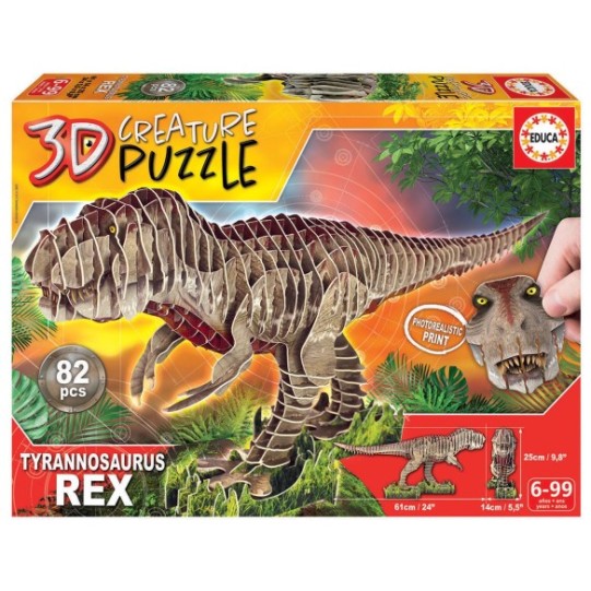 T-Rex 3D Creature Puzzle