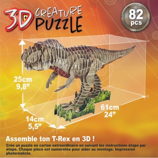  T-Rex 3D Creature Puzzle