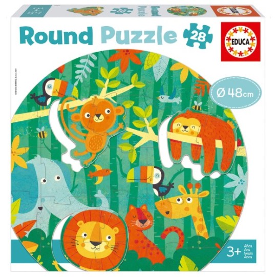 28 The Jungle Round Puzzle