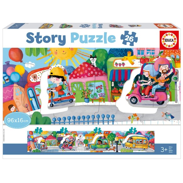 26 Vehicles de la ciutat Story Puzzle