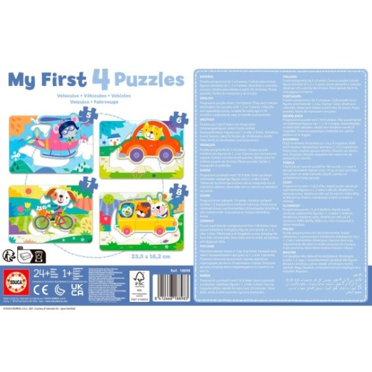 Vehicles My First Puzzles