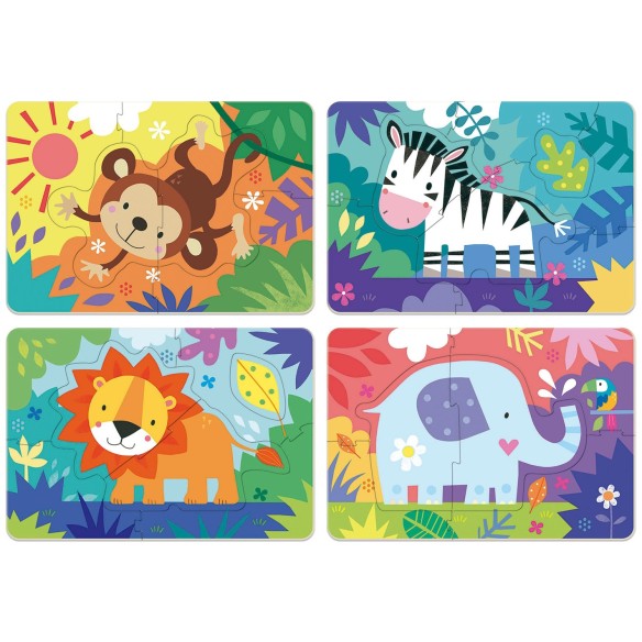 Les Animaux de la Jungle My First Puzzles