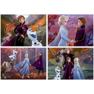 Multi 4 Puzzles Frozen 2 50+80+100+150 2