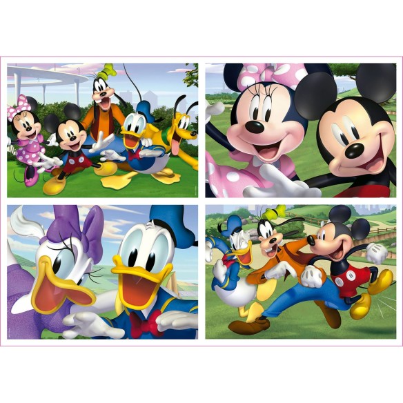 Multi 4 Junior Puzzles Mickey & Friends 20+40+60+80