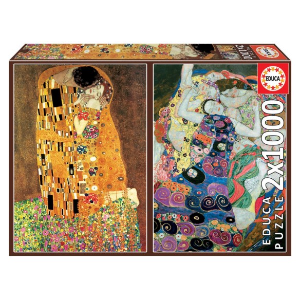 2x1000 El Petó + La Verge, Gustav Klimt