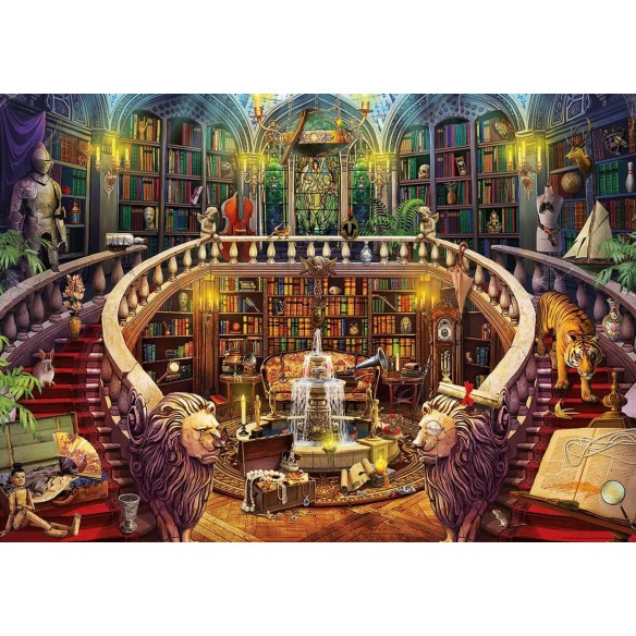500 Bibliothèque ´Enigmatic Puzzle´