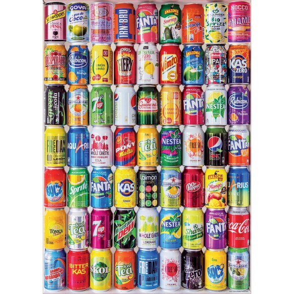 500 Canettes de soda