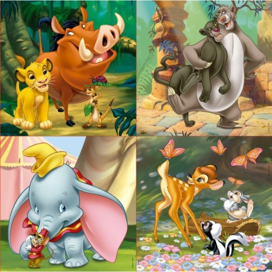 Puzzles Progressifs Disney Animals