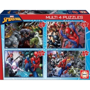 Multi 4 Puzles Spider-Man 50+80+100+150