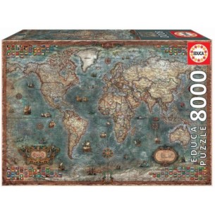 8000 Mapa histórico do mundo