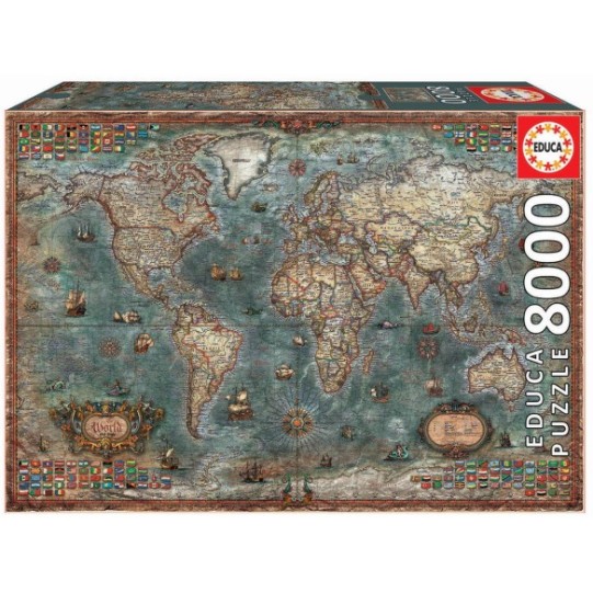 8000 Mapamundi històric