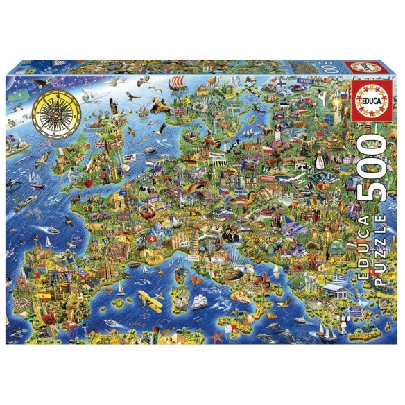 500 Mapa d´Europa