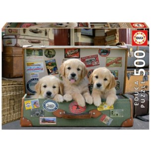 500 Des chiots dans les bagages