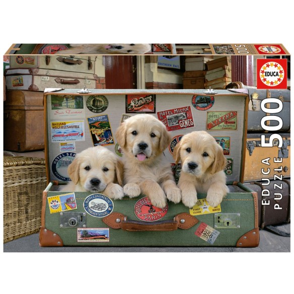 500 Cachorros na mala