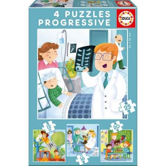 Puzzle Progressif Quand je serai grand 12+16+20+25 pcs