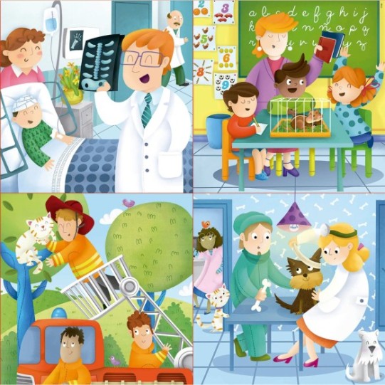 Puzzle Progressif Quand je serai grand 12+16+20+25 pcs