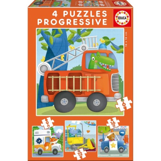 Puzles Progressius Patrulla de rescat 6+9+12+16