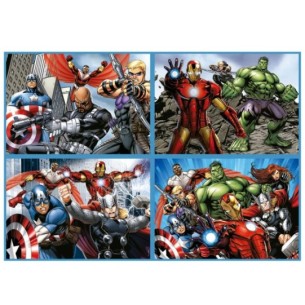 Multi 4 Puzles Avengers 50+80+100+150 2