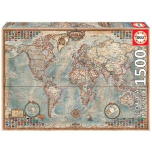 1500 O Mundo, Mapa político