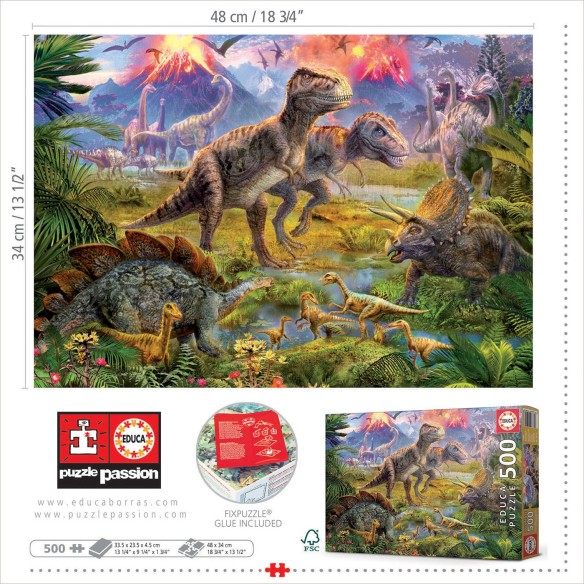  500 dinossauros reunião