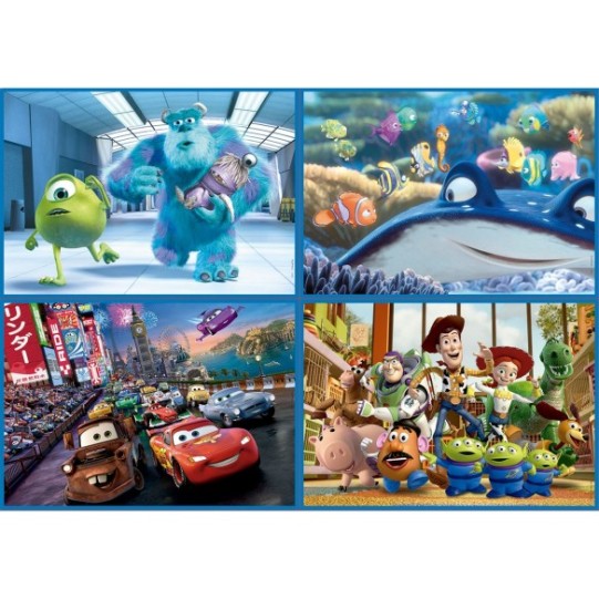 Multi 4 Puzzles Pixar 50+80+100+150