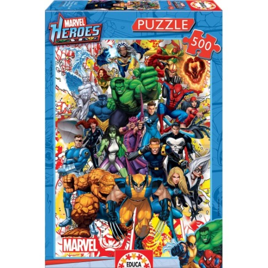 500 Marvel heroes