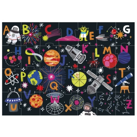 Alphabet Puzzle Space