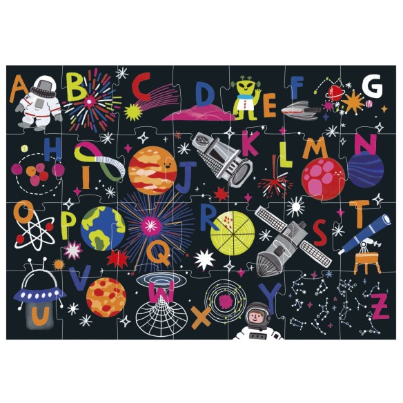 Alphabet Puzzle Space