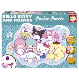 250 Poster Puzzle Hello Kitty &  Friends