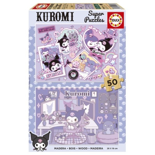 Puzzles en bois 2x50 Kuromi