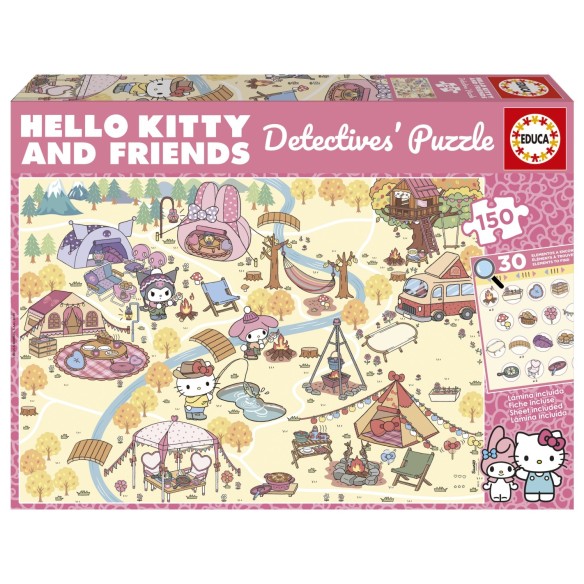 Jeu de détective 150 Hello Kitty & Friends