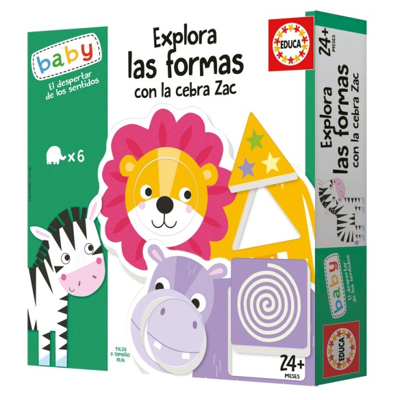 Explora les formes amb la Zebra Zac
