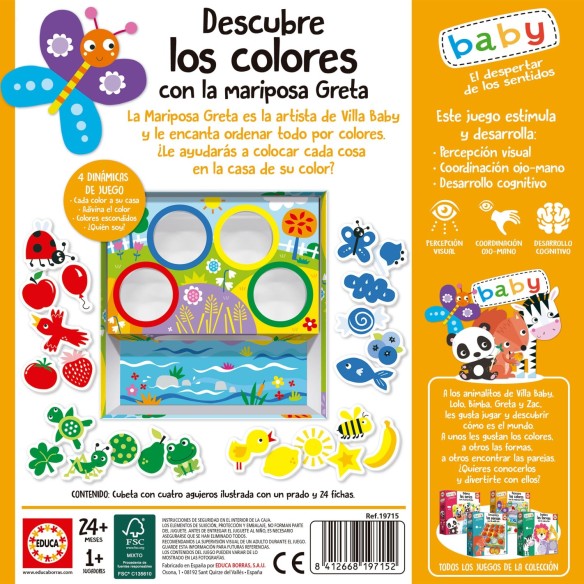 Descobreix els colors amb la papallona Greta