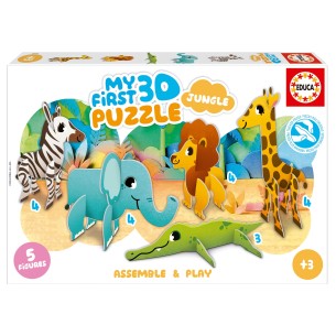 O meu primeiro puzzle 3D Dinos