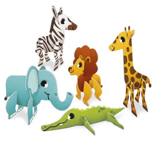 O meu primeiro puzzle 3D Dinos