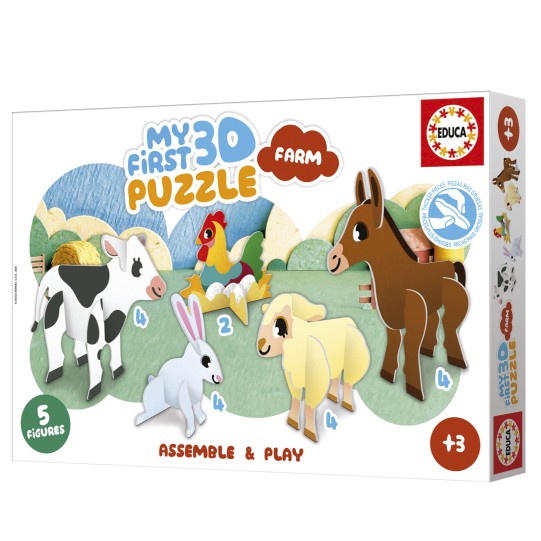Mon premier puzzle 3D ferme
