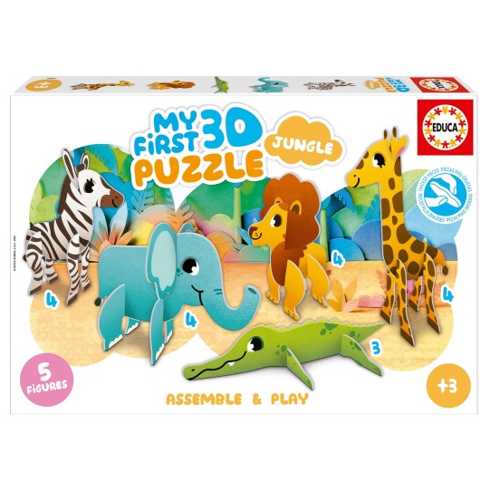 O meu primeiro puzzle 3D jungle