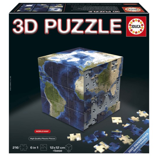 3D Puzzle Mapa del mundo