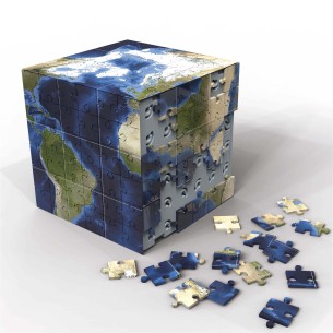 Carte du monde 3D Puzzle 2